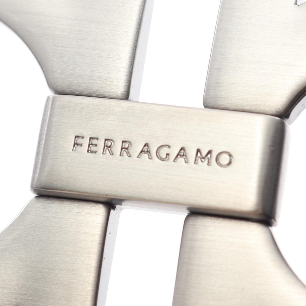 Salvatore Ferragamo Black Gancini Leather Belt Size 100