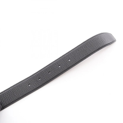Salvatore Ferragamo Gancini Leather Belt Black Size 95