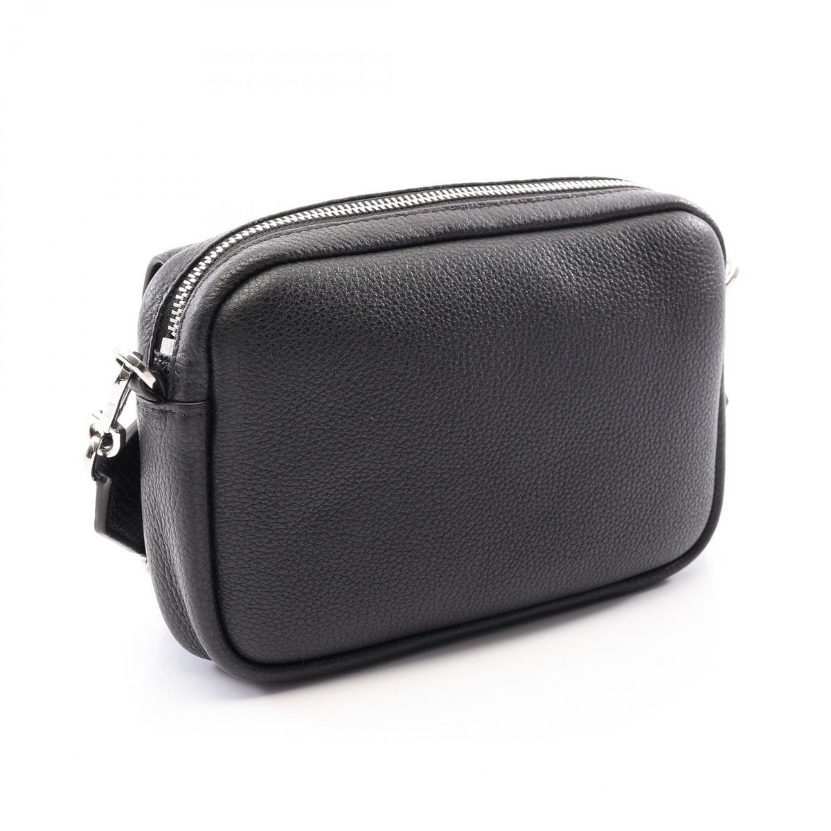 LOEWE Pebble Small Messenger Bag Black Leather