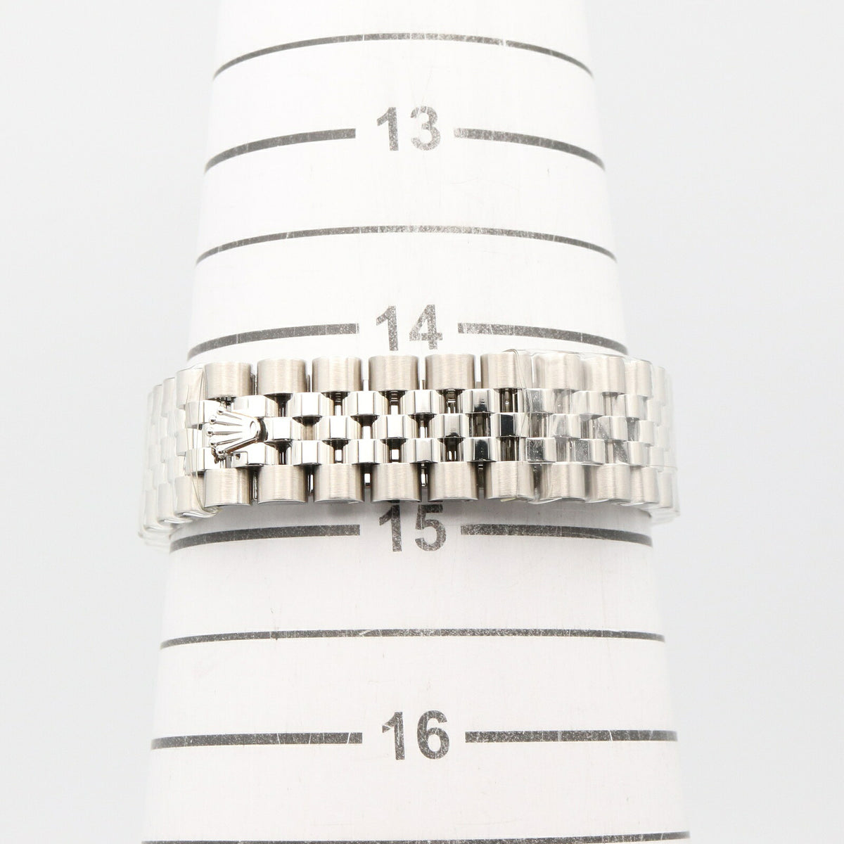 ROLEX Datejust VI Diamond Watch 18K WG/Steel Gray