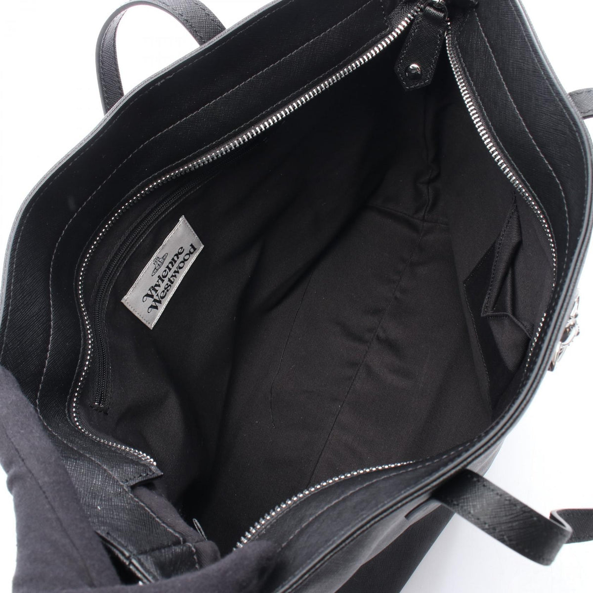 Vivienne Westwood SHOPPER Orb Bag Black