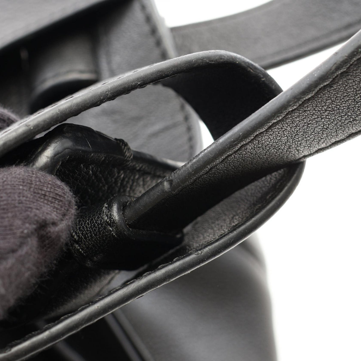 LOEWE HAMMOCK MEDIUM 2-Way Handbag Black