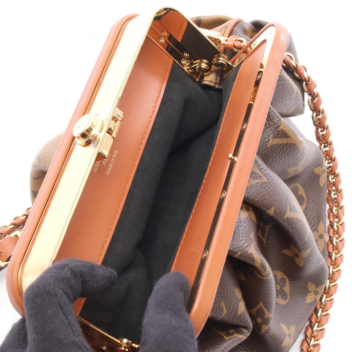 LOUIS VUITTON Boucicault Bag Brown
