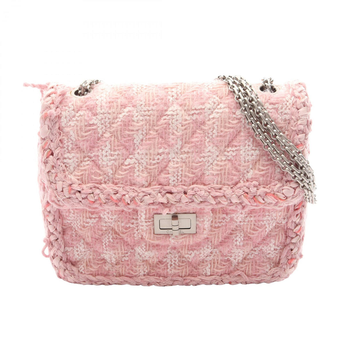 CHANEL 2.55 Matelasse Bag Pink