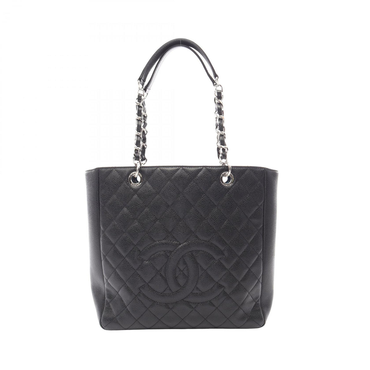 CHANEL Matelasse Caviar Skin Bag Black