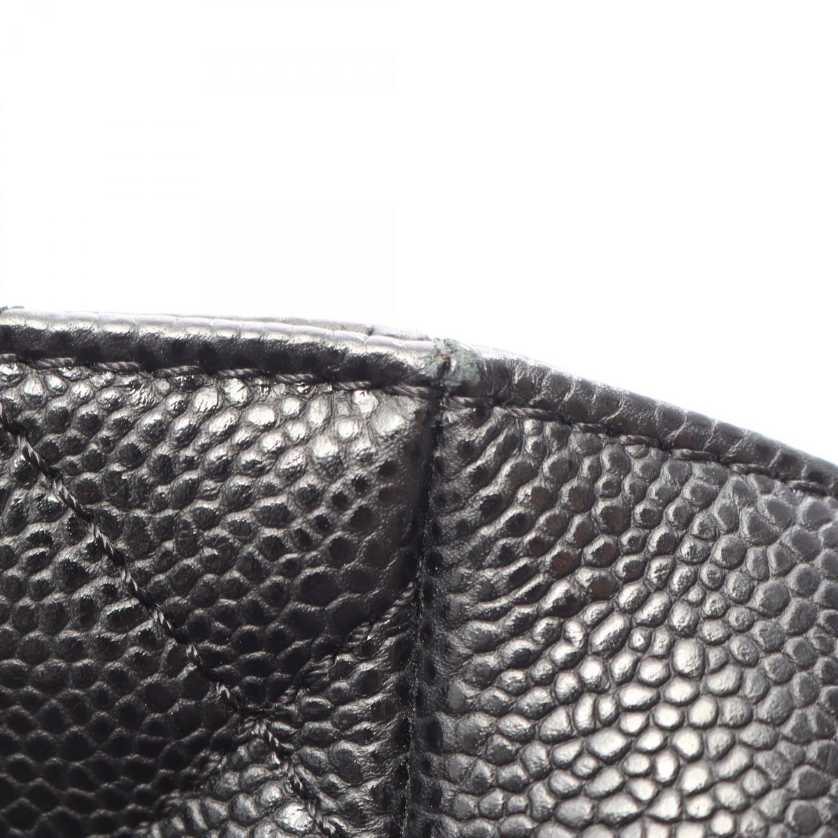 CHANEL Matelasse Caviar Skin Bag Black