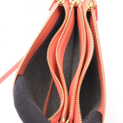 CELINE Trio Small Leather Bag Pink
