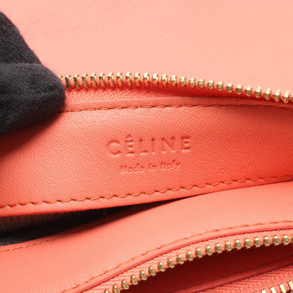 CELINE Trio Small Leather Bag Pink