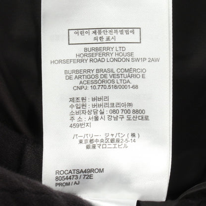 BURBERRY LONDON Splice Check Hooded Jacket Black Size M