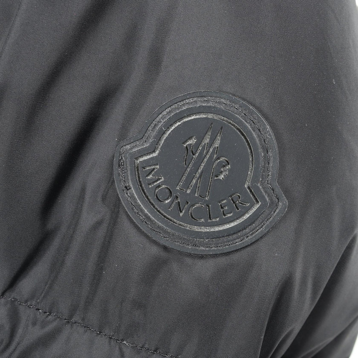 MONCLER MONTCLA Hooded Nylon Down Jacket Black Size 2