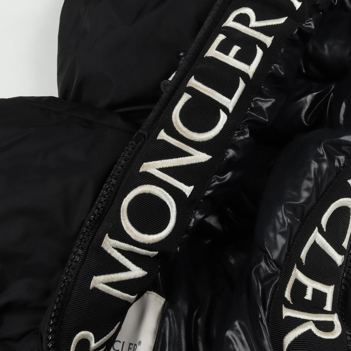 MONCLER MONTCLA Hooded Nylon Down Jacket Black Size 2