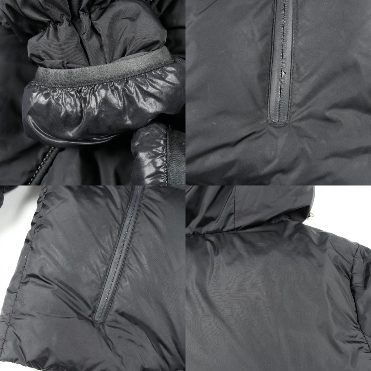 MONCLER MONTCLA Hooded Nylon Down Jacket Black Size 2