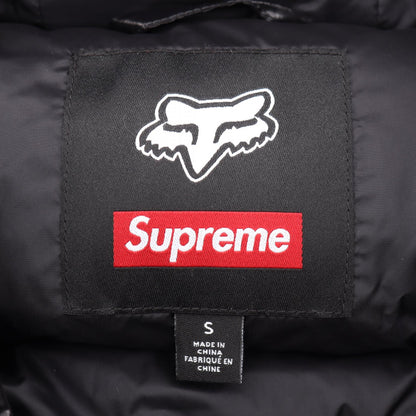 Supreme x Fox Racing Shiny Hooded Puffer Jacket Black Size S