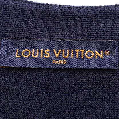 LOUIS VUITTON Baseball Cotton Cardigan Navy Size L