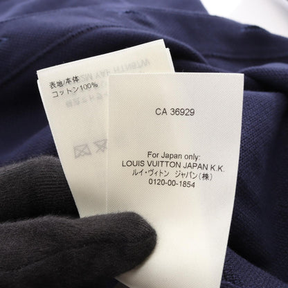 LOUIS VUITTON Baseball Cotton Cardigan Navy Size L