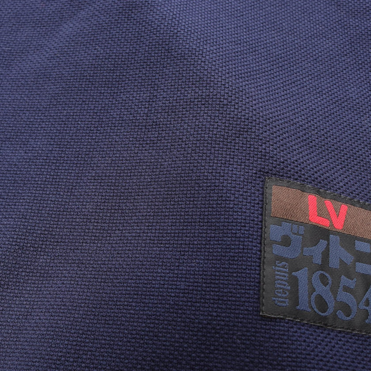 LOUIS VUITTON Baseball Cotton Cardigan Navy Size L