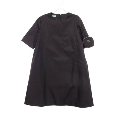PRADA Re-Nylon Dress Black Size 38