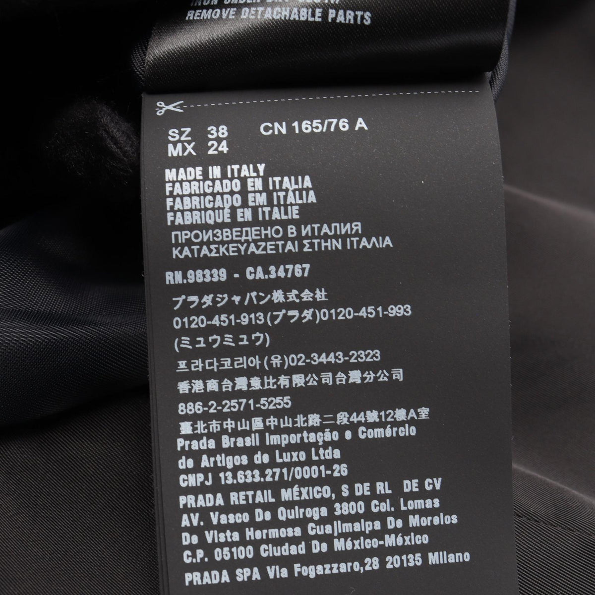 PRADA Re-Nylon Dress Black Size 38