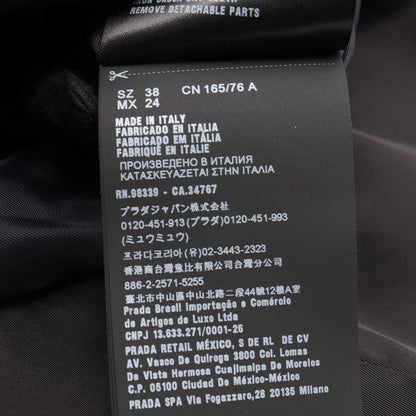 PRADA Re-Nylon Dress Black Size 38