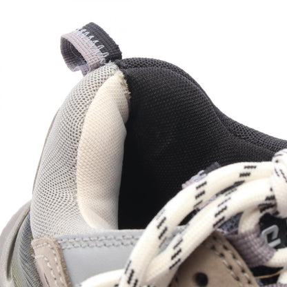 BALENCIAGA Triple S Split Leather Sneakers Black Size 26.5cm