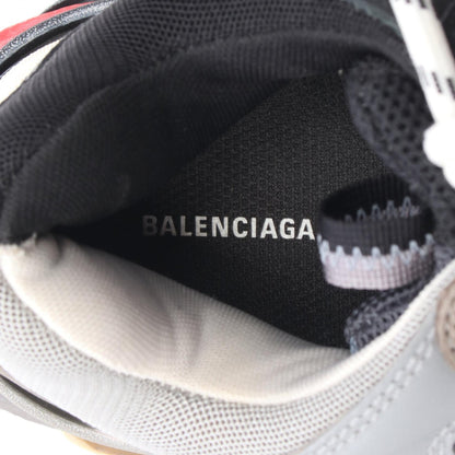 BALENCIAGA Triple S Split Leather Sneakers Black Size 26.5cm