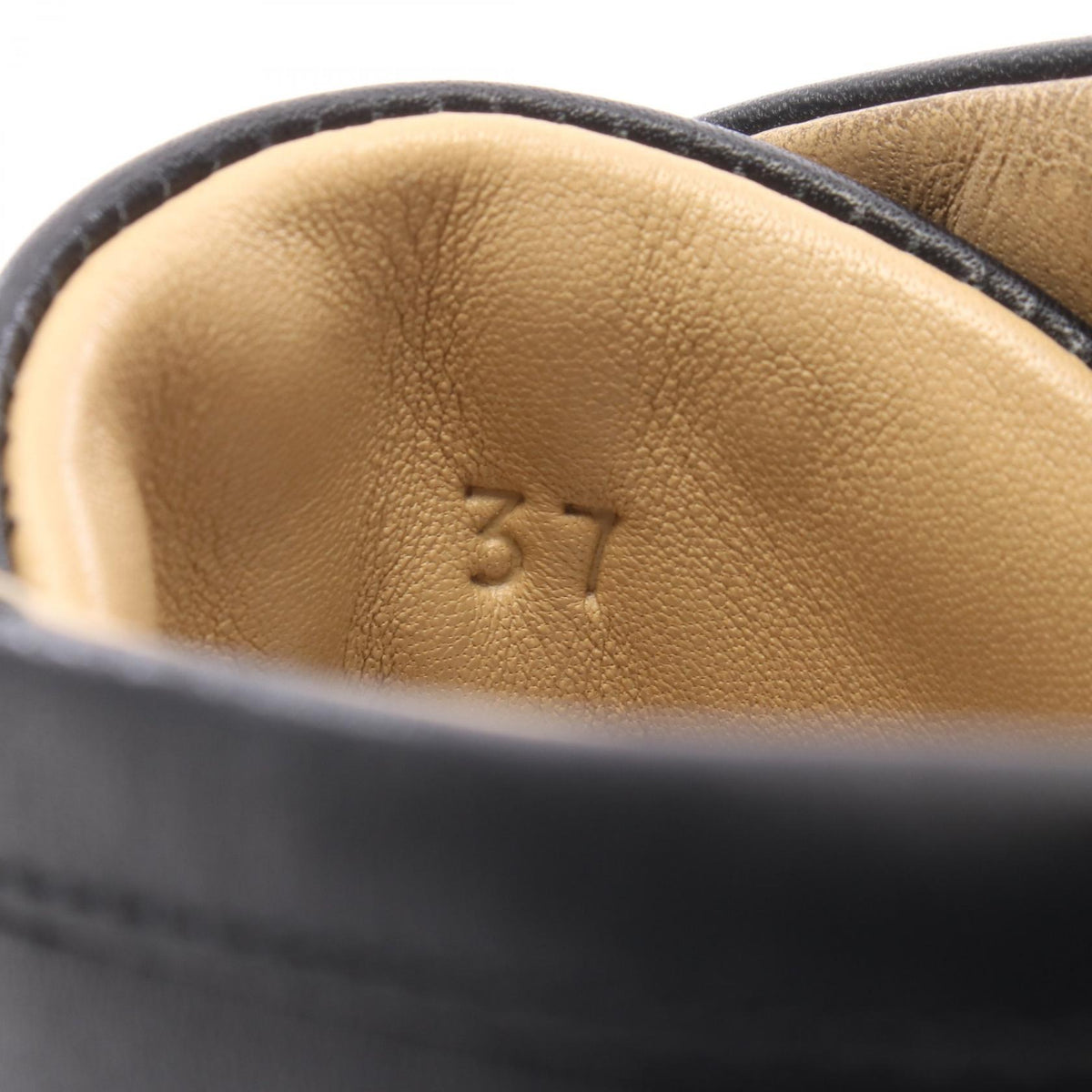 HERMES Lennox Collier de Chien Leather Sneakers Size 37
