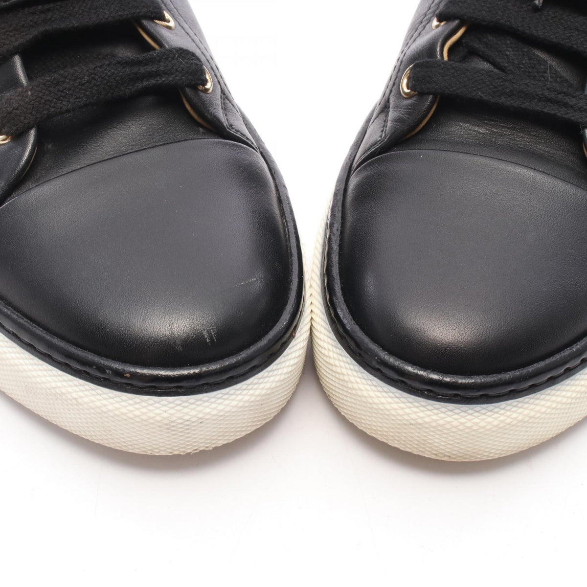 HERMES Lennox Collier de Chien Leather Sneakers Size 37