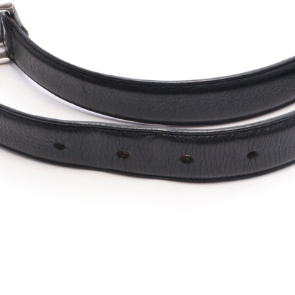 CHROME HEARTS 3PC 1inch Roller Leather Belt Size 36