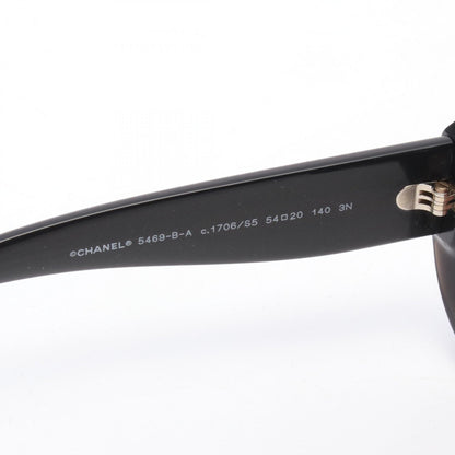 CHANEL CC Mark Rhinestone Sunglasses Brown