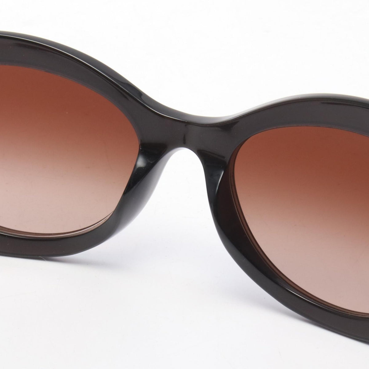 CHANEL CC Mark Rhinestone Sunglasses Brown