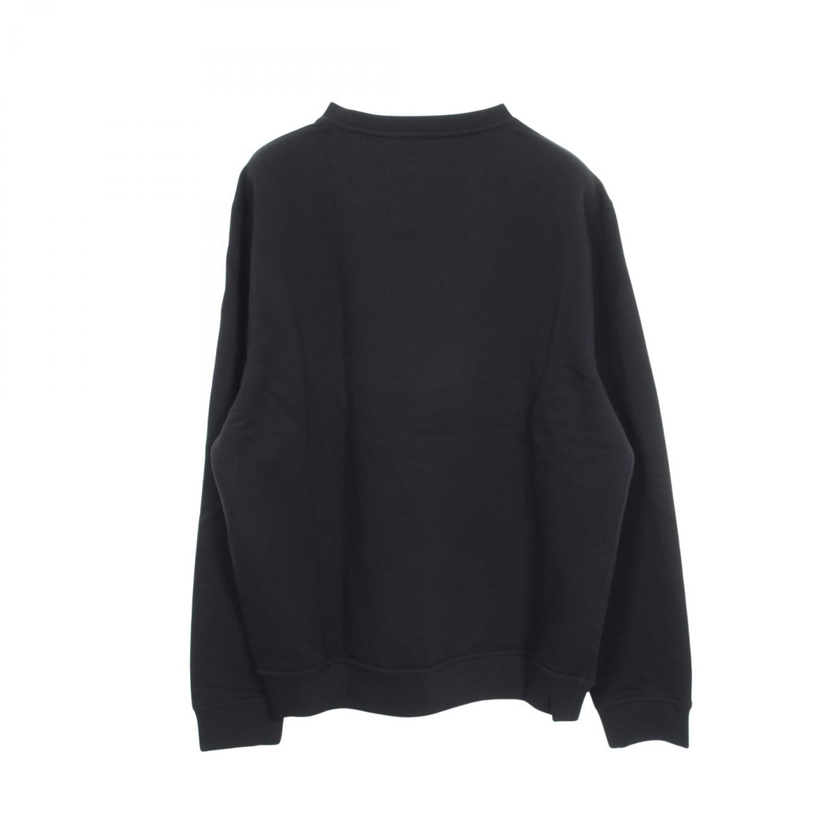HERMES Navy Leather Patch Cotton Sweatshirt Size L