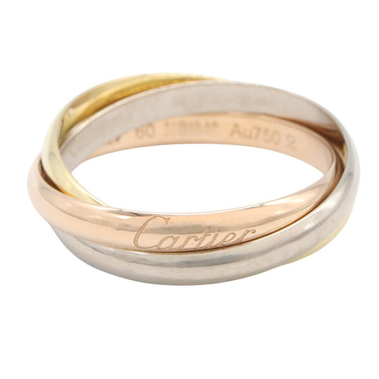 CARTIER Trinity K18 Gold Ring Size JP 19