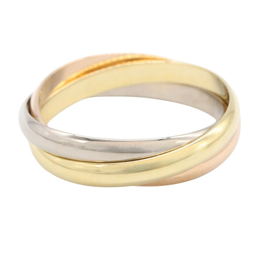 CARTIER Trinity K18 Gold Ring Size JP 19