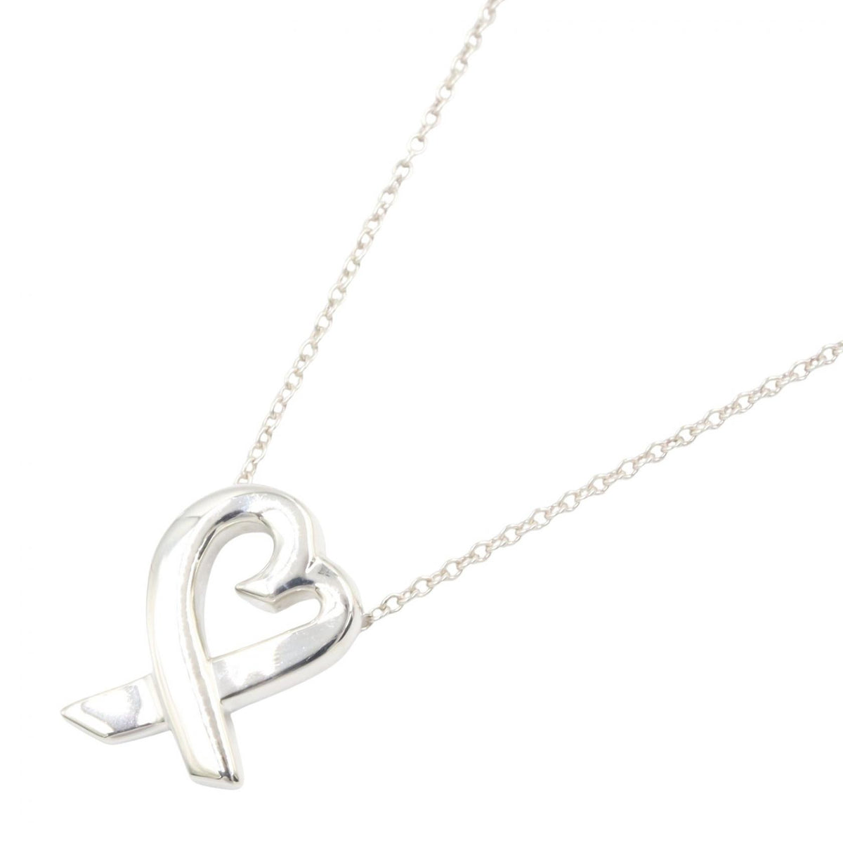 TIFFANY&CO Loving Heart Silver Necklace