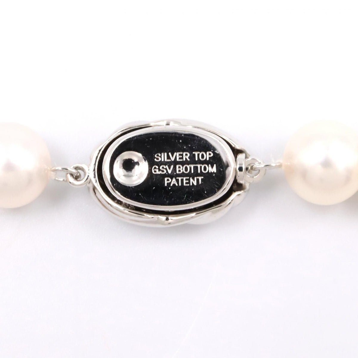 JEWELRY Pearl Silver Necklace Silver/White