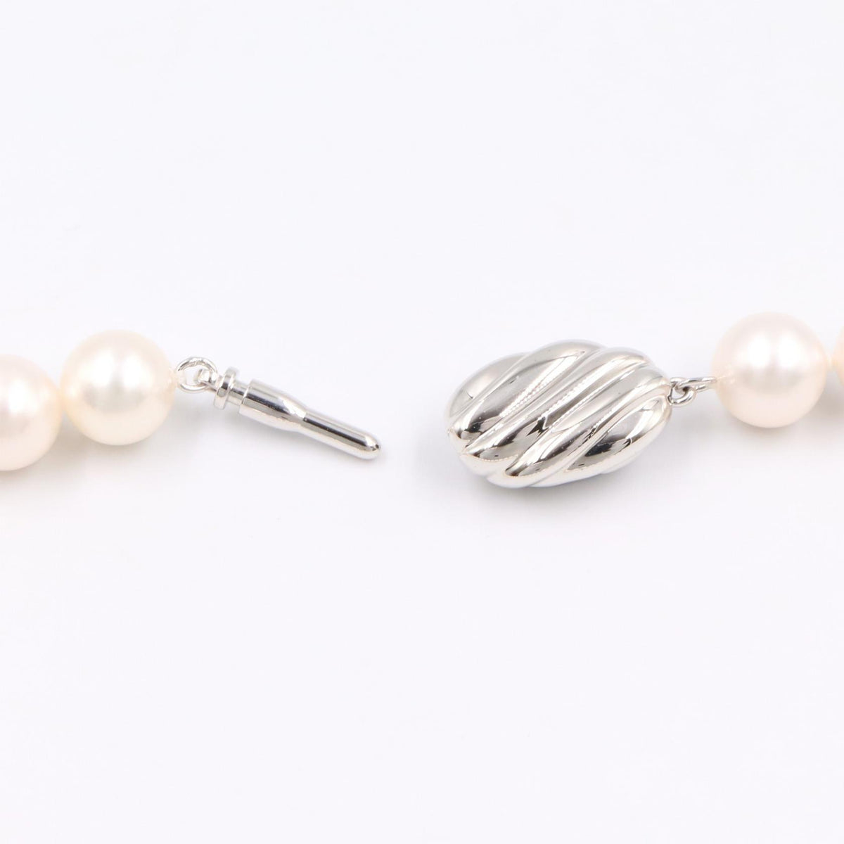 JEWELRY Pearl Silver Necklace Silver/White