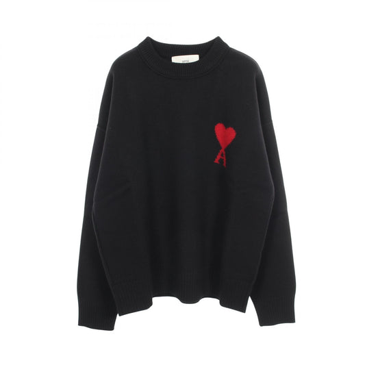 AMI de Coeur Wool Knit Sweater Black Size L