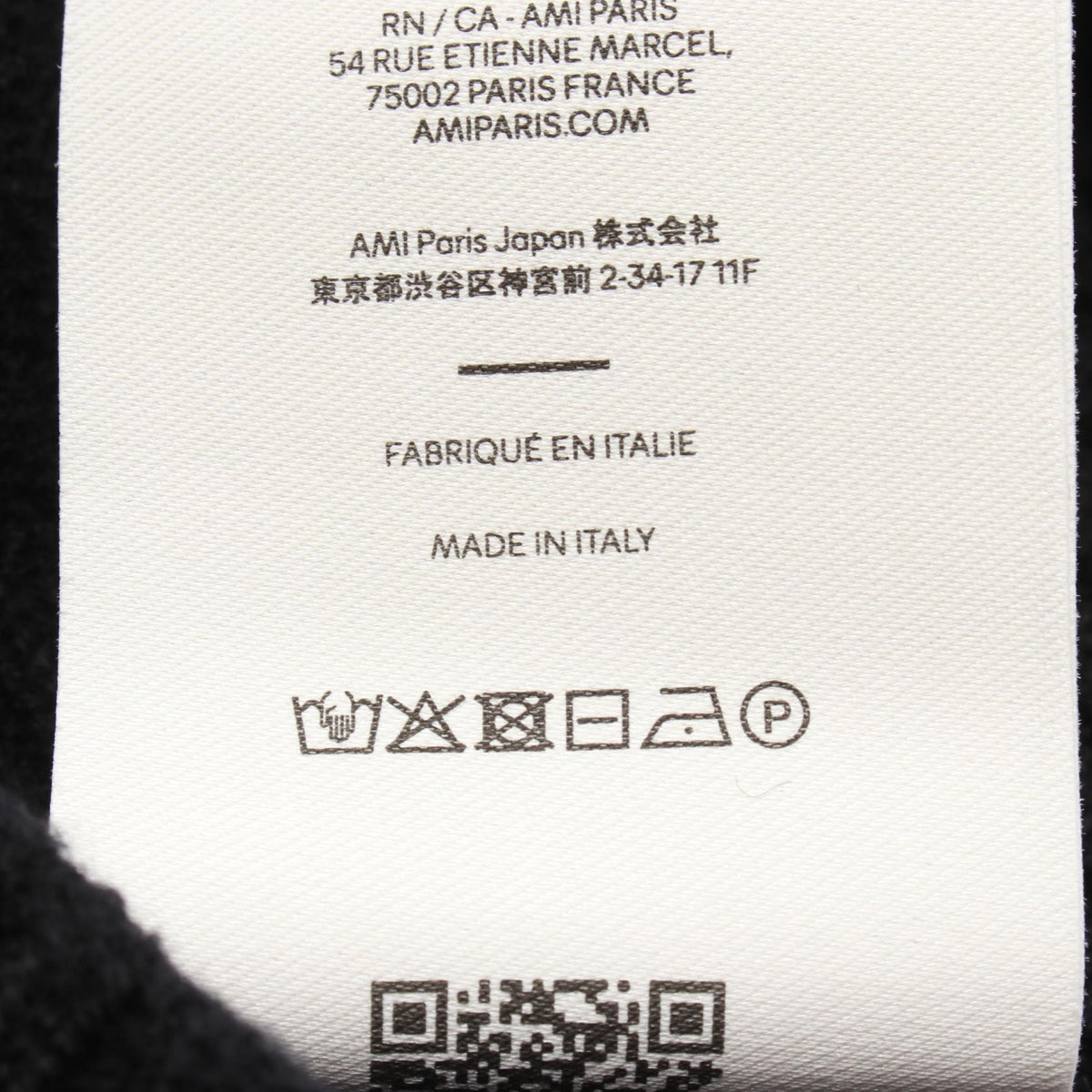 AMI de Coeur Wool Knit Sweater Black Size L