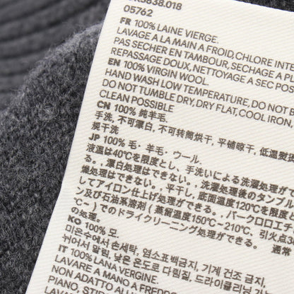 AMI de Coeur Heart Logo Wool Sweater Gray Size L