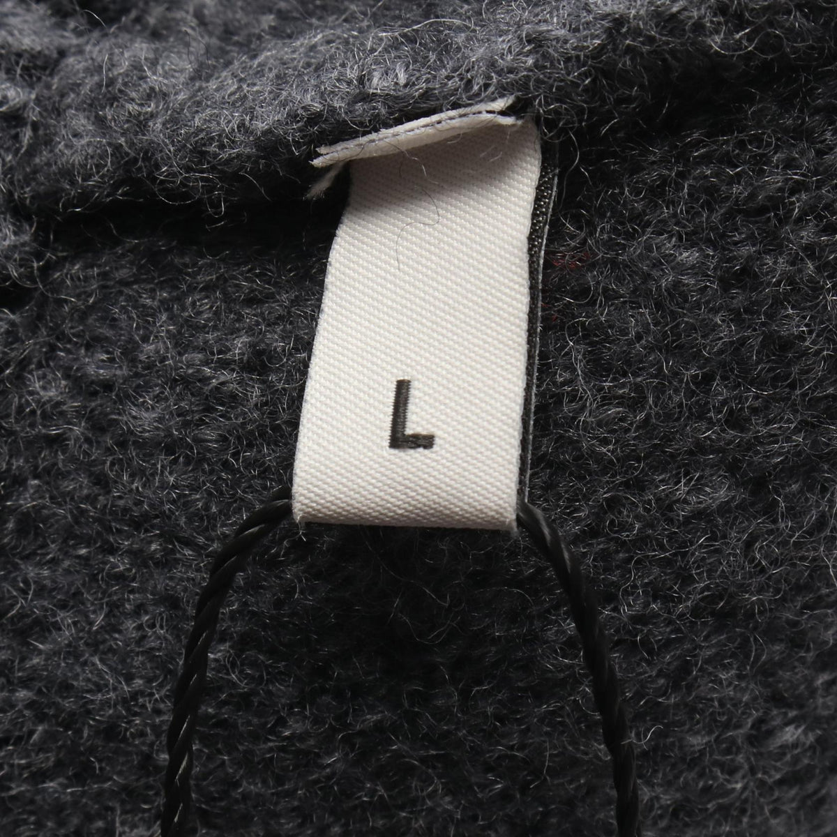AMI de Coeur Heart Logo Wool Sweater Gray Size L