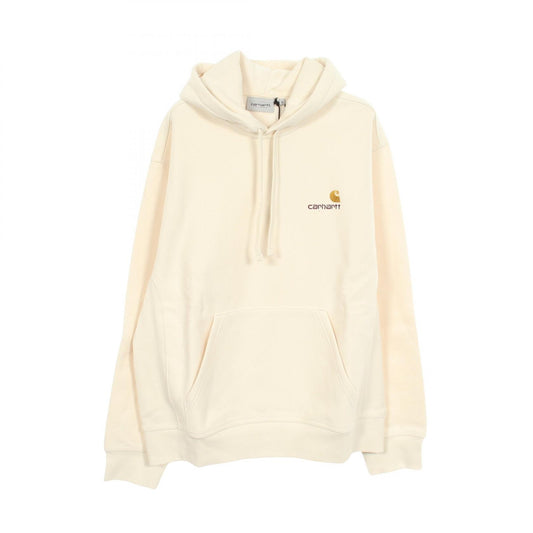 Carhartt WIP Hooded American Script Hoodie Beige Size L