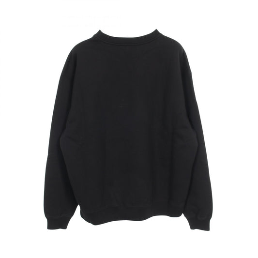 CELINE Black Triomphe Embroidered Sweatshirt Size M