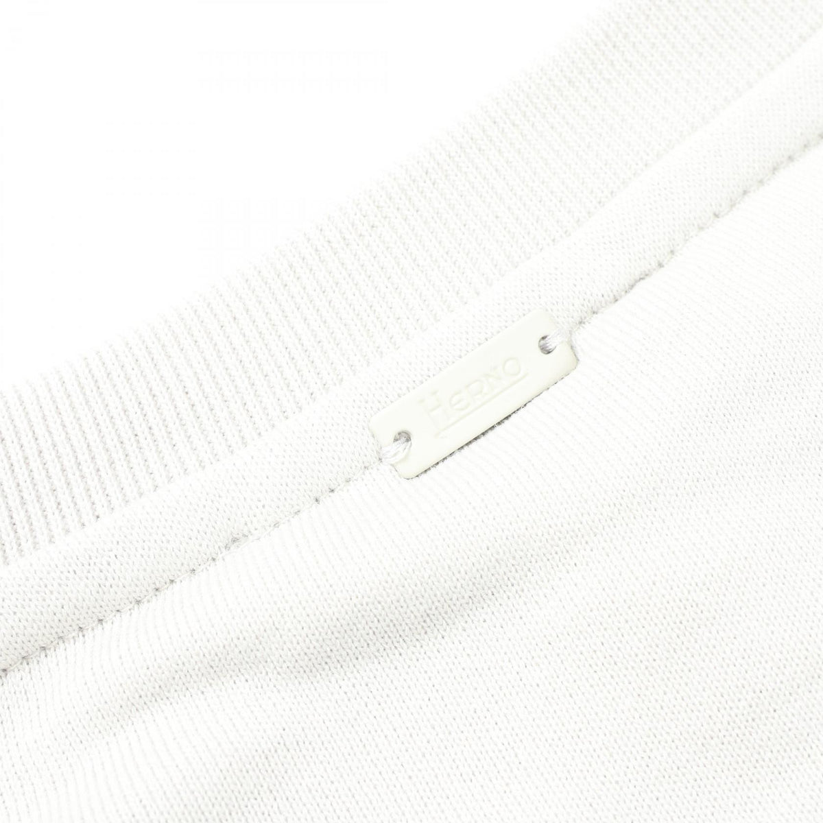 Herno Contrast Panel Cotton Sweatshirt Gray Size 48