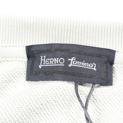 Herno Contrast Panel Cotton Sweatshirt Gray Size 52