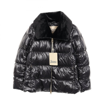 Herno Nylon Down Jacket Black Size 40
