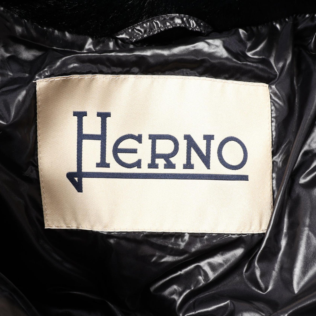 Herno Nylon Down Jacket Black Size 40