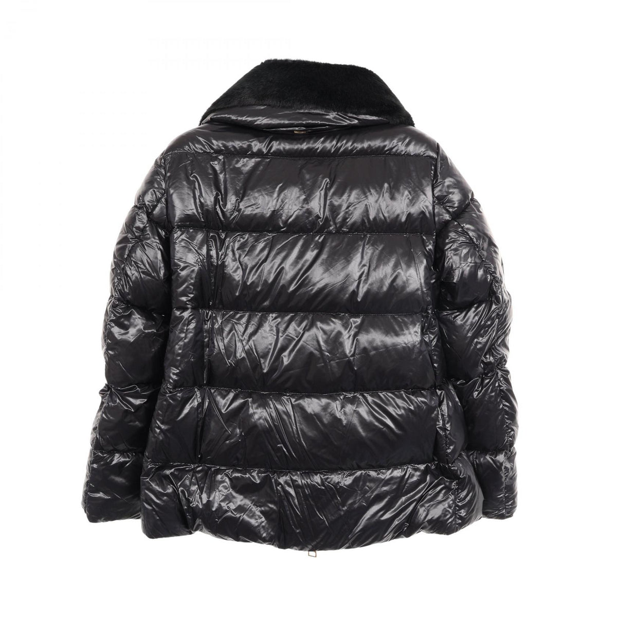 Herno Nylon Down Jacket Black Size 42