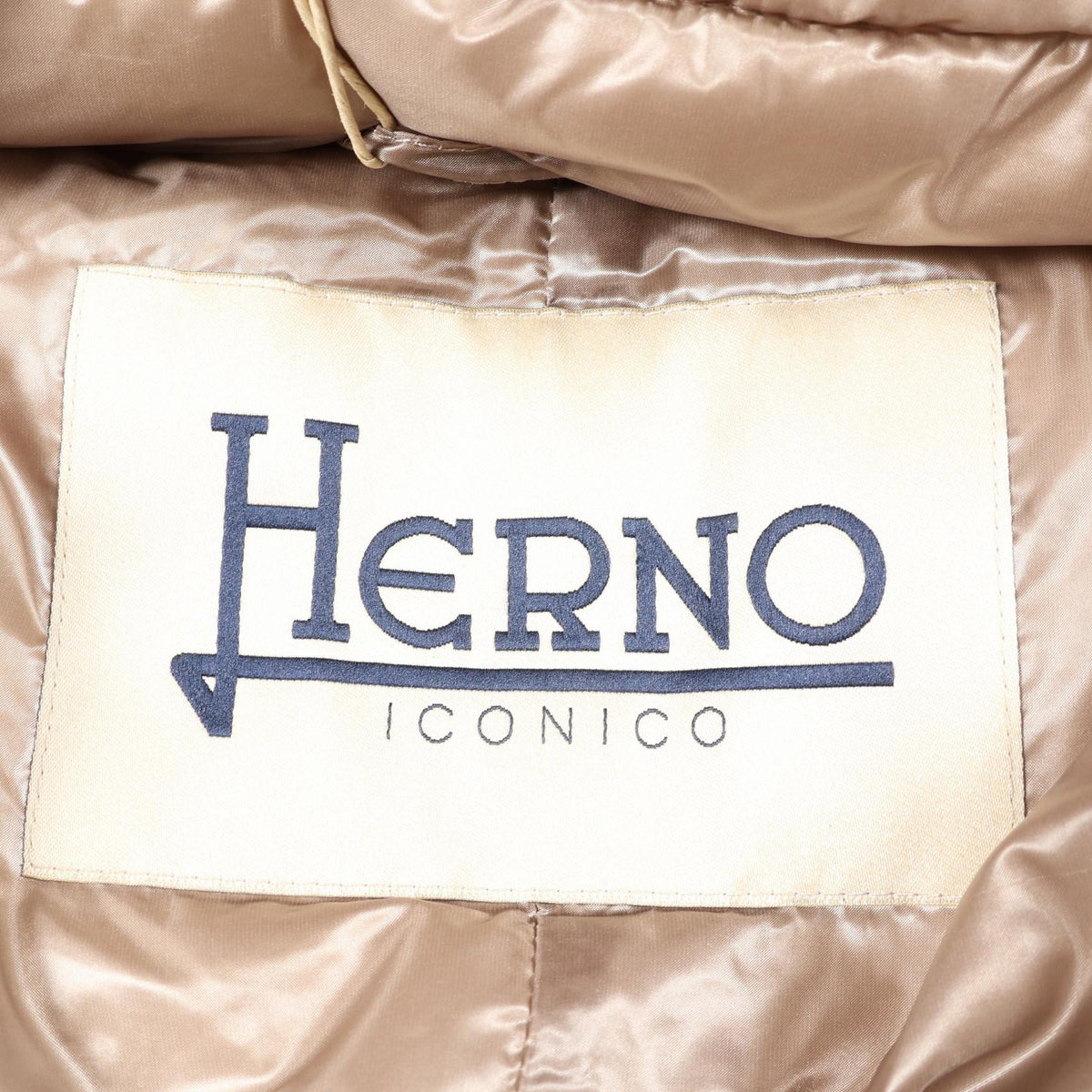 Herno AMELIA Nylon Down Jacket Beige Size 40