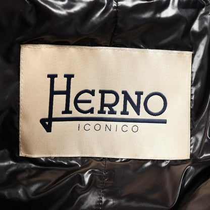 Herno GIULIA Nylon Down Vest Black Size 42