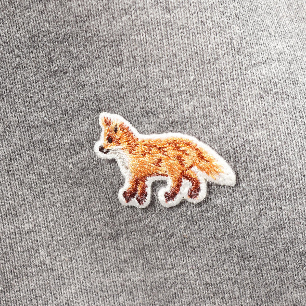 MAISON KITSUNE BABY FOX COMFORT SWEATSHIRT Gray Size S